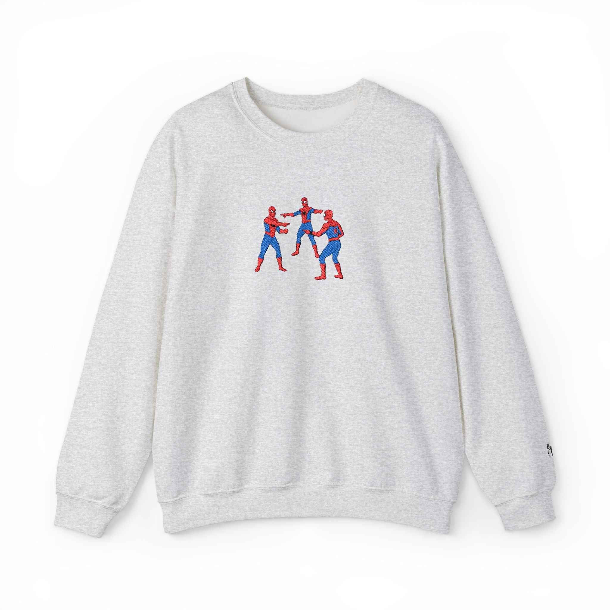 Spider-Man Pointing Meme Embroidery, Marvel - Sweatshirt