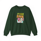 Christmas Eyes Stacked Faces - Sweatshirt