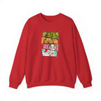 Christmas Eyes Stacked Faces - Sweatshirt