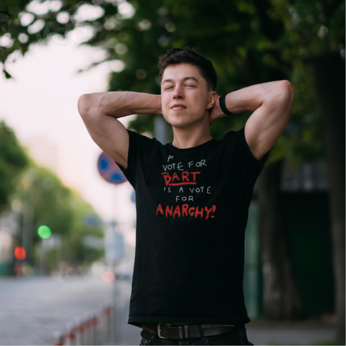A Vote for Bart is a Vote for Anarchy, The Simpsons T-Shirt