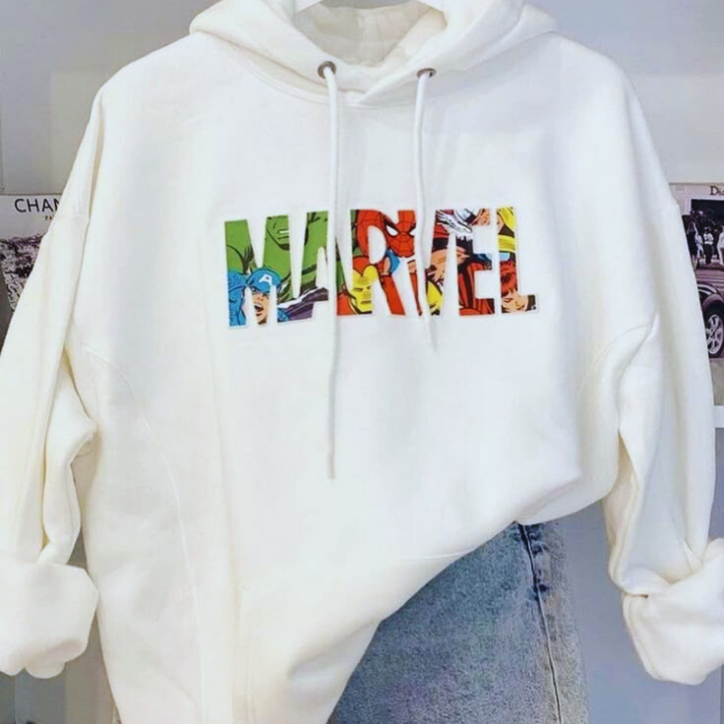 Marvel Comic Logo - Hoodie - The Fandom Store