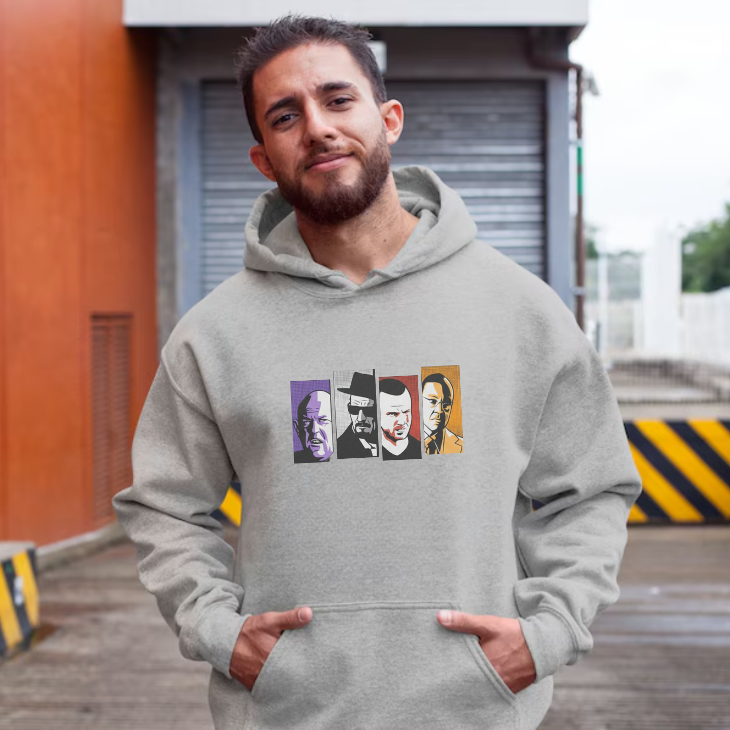 Breaking Bad Portrait Characters - Hoodie