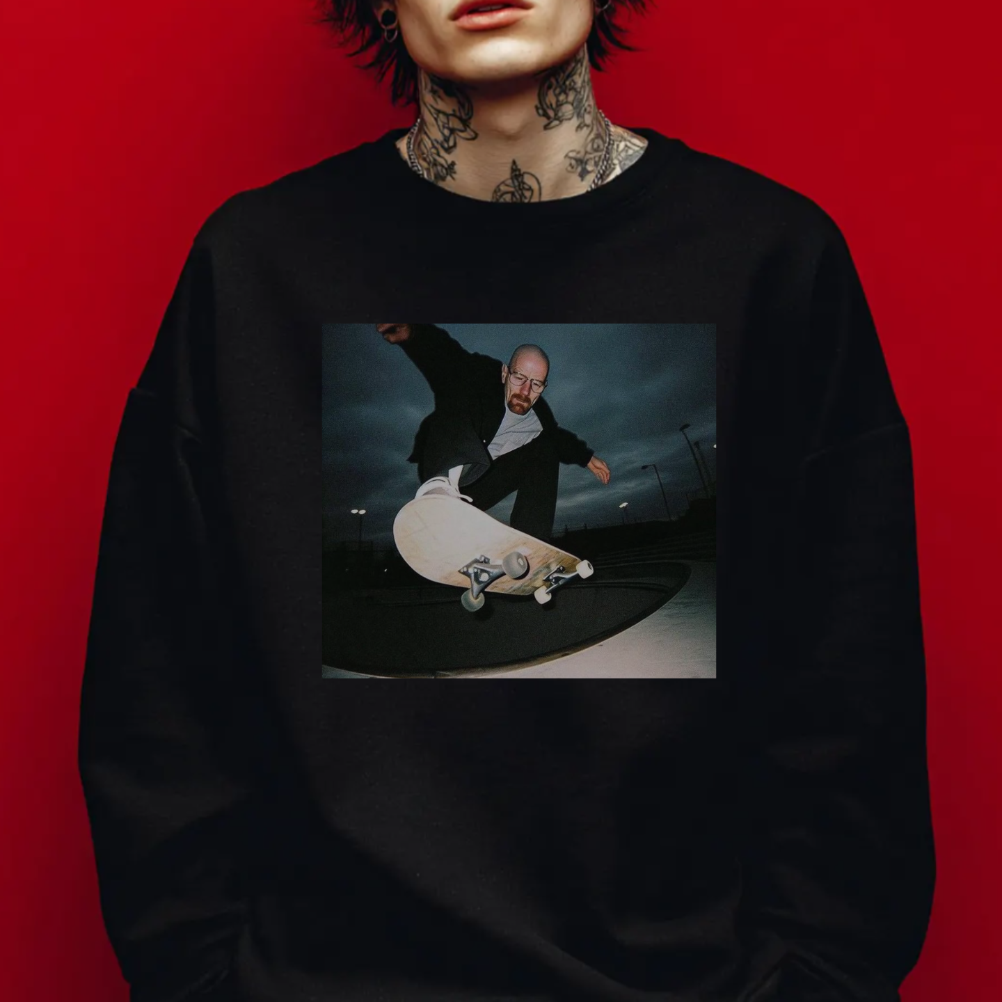 Walter White Skateboarder, Breaking Bad - Sweatshirt