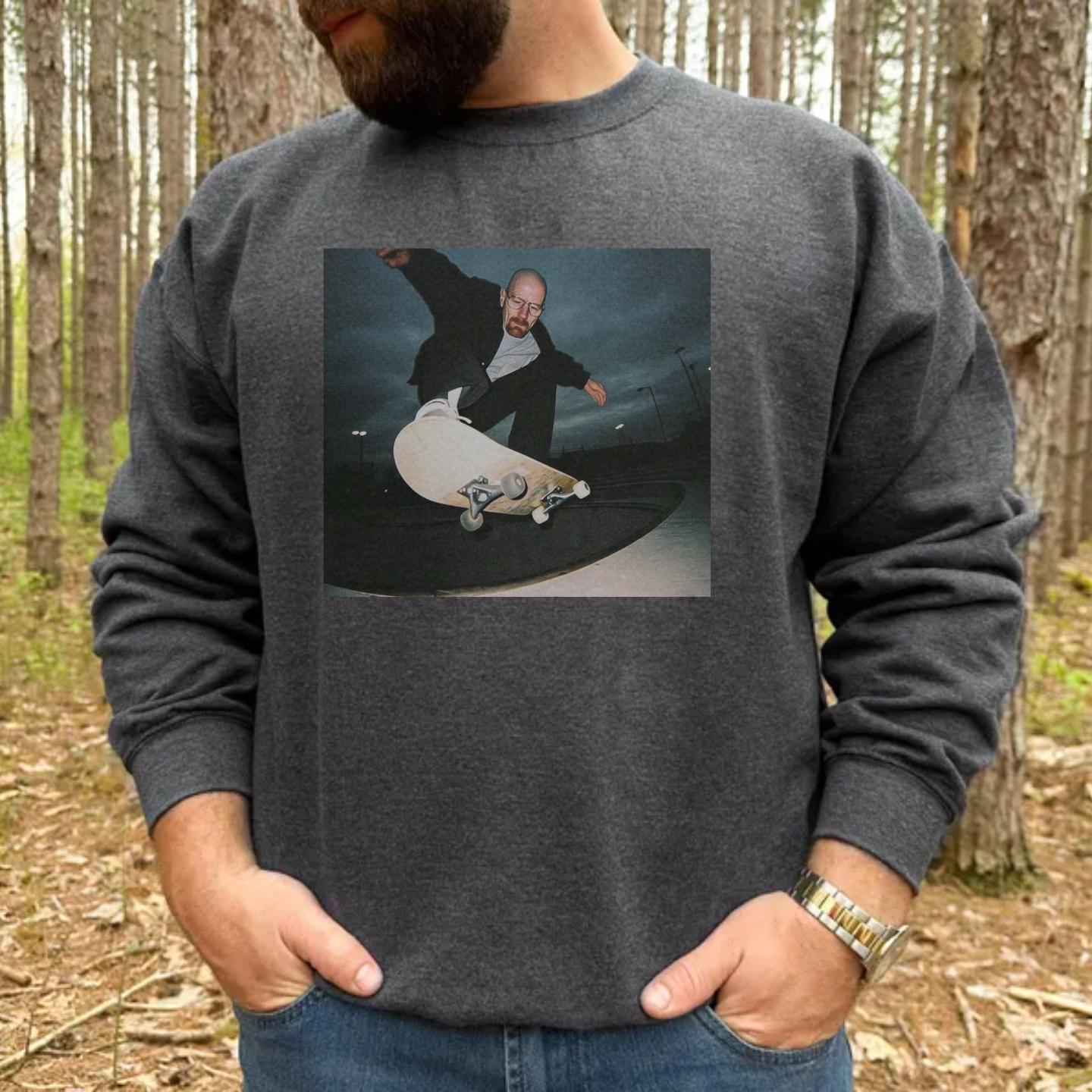 Walter White Skateboarder, Breaking Bad - Sweatshirt