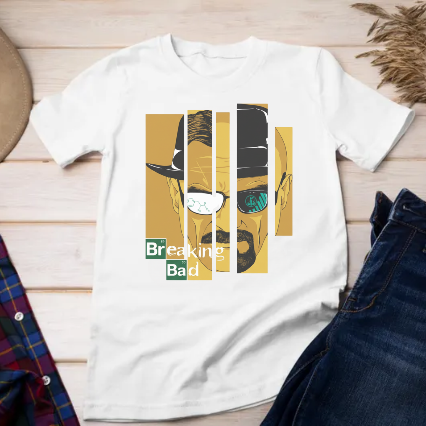 Split Walter White, Breaking Bad - T-Shirt - The Fandom Store