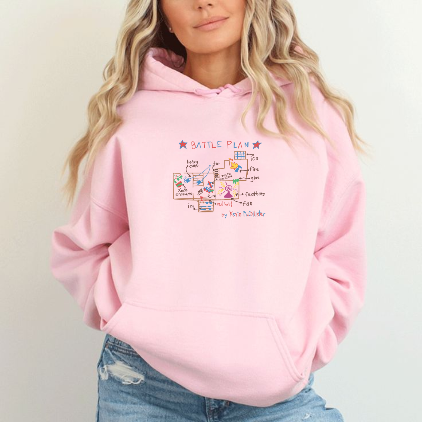 Battle Plan by Kevin McCallister, Home Alone - Hoodie