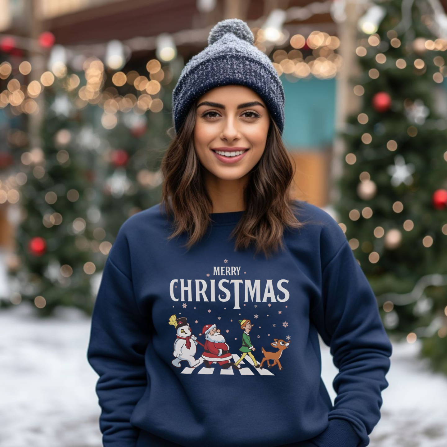 Merry Christmas Abbey Road, The Beatles - Sweatshirt