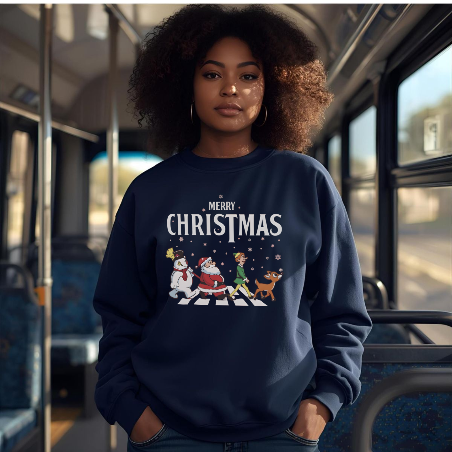 Merry Christmas Abbey Road, The Beatles - Sweatshirt