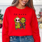 Grinch and Jack Skellington,  Friends x Christmas Nightmare Before Christmas