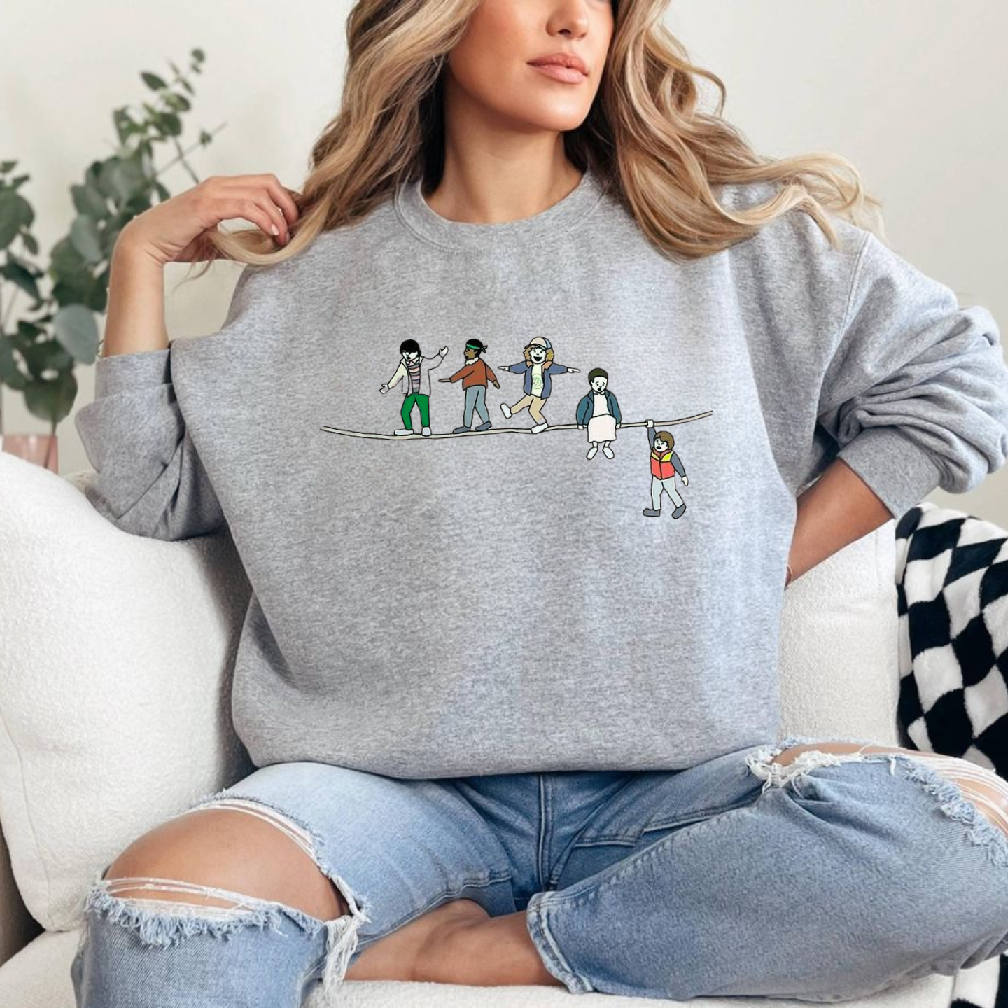 Walking friends, Stranger Things - Sweatshirt