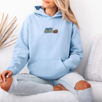 Derpy Tiger Embroidery, KPop Demon Hunters - Hoodie