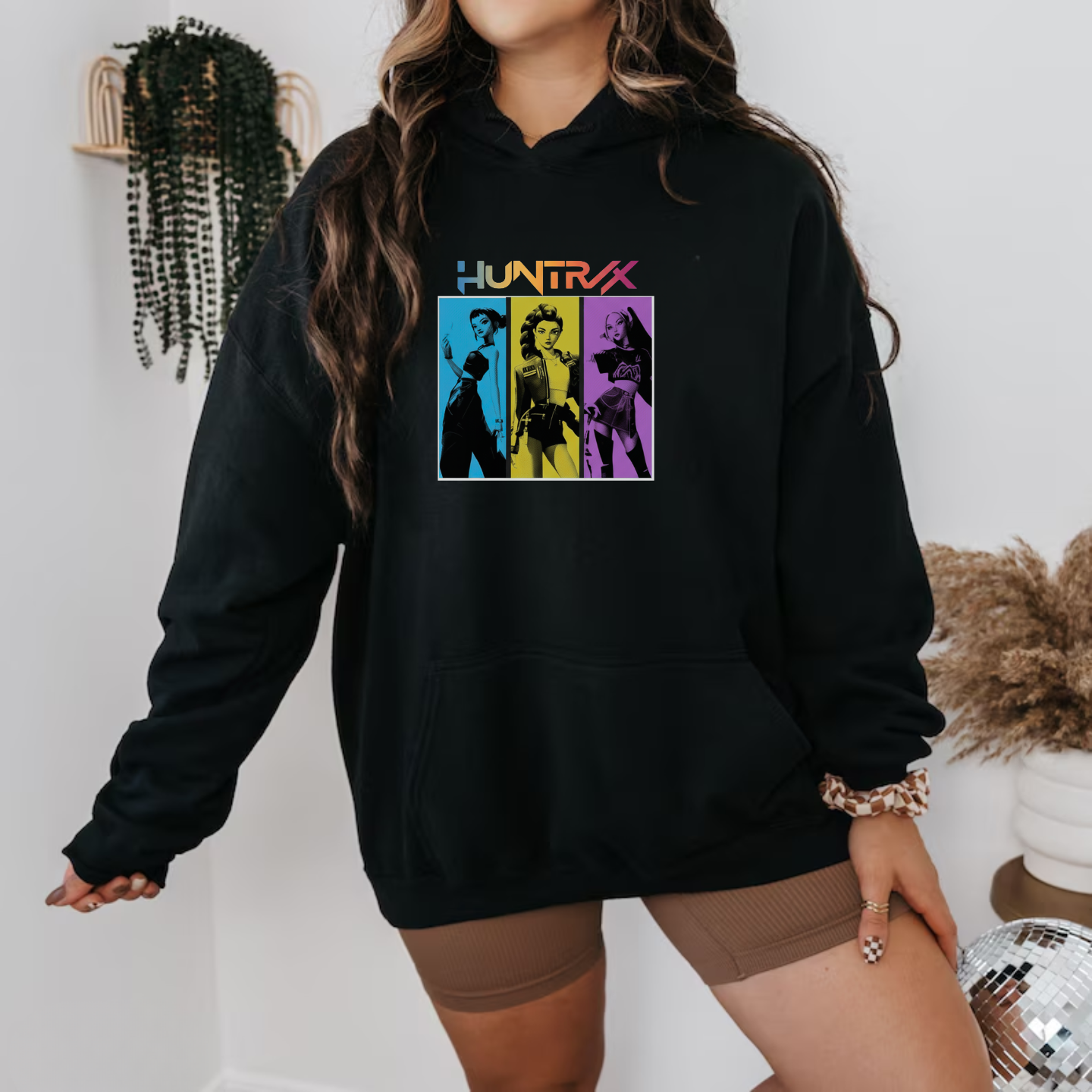 Huntrix Pop Art, KPop Demon Hunters - Hoodie