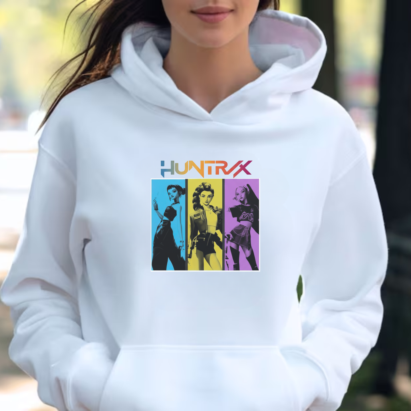 Huntrix Pop Art, KPop Demon Hunters - Hoodie