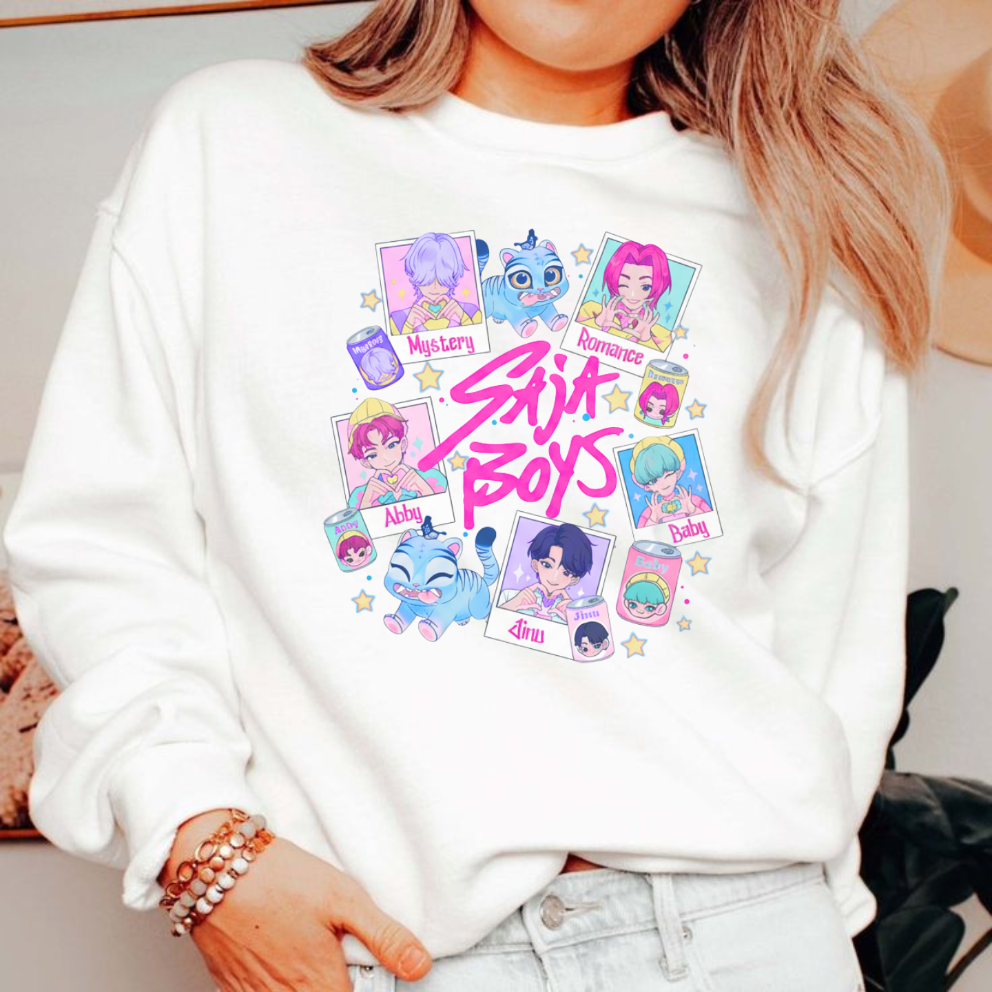 Saja Boys Chibi, KPop Demon Hunters - Sweatshirt