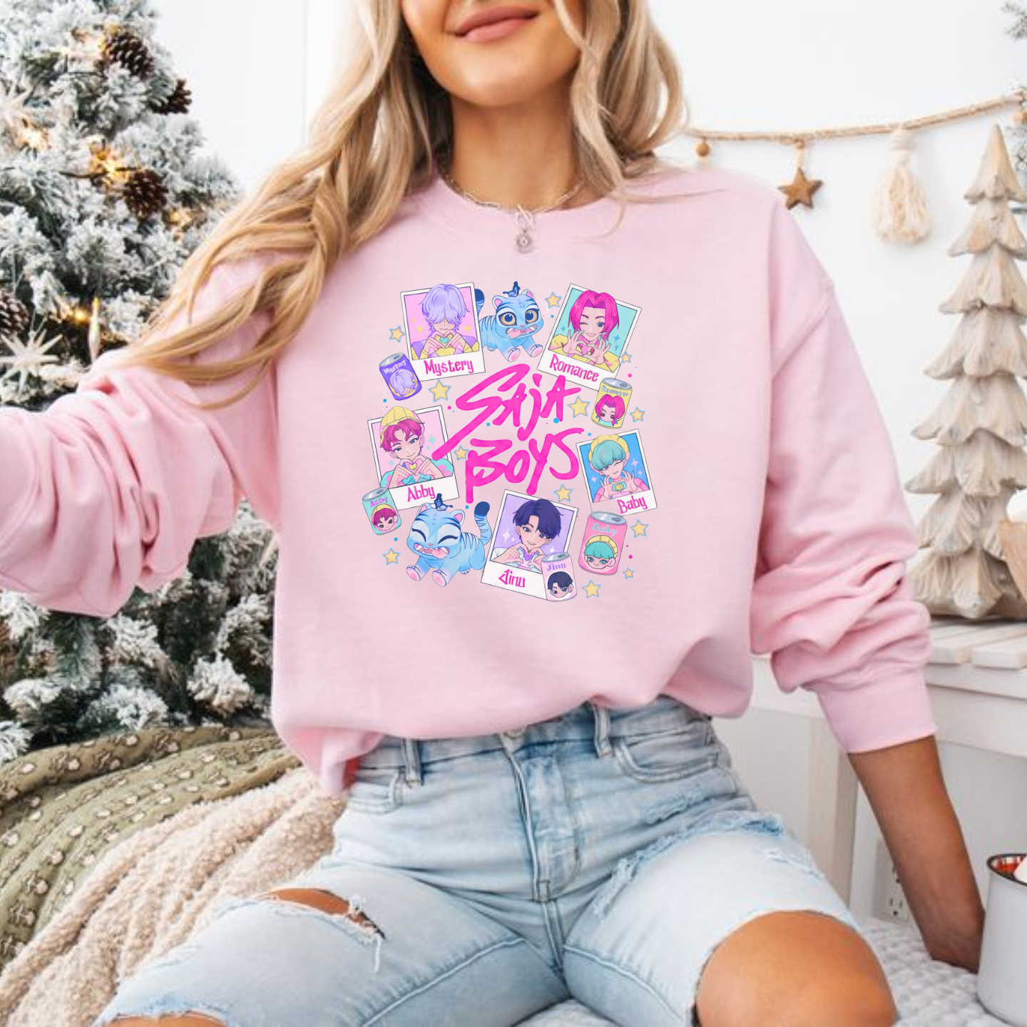 Saja Boys Chibi, KPop Demon Hunters - Sweatshirt