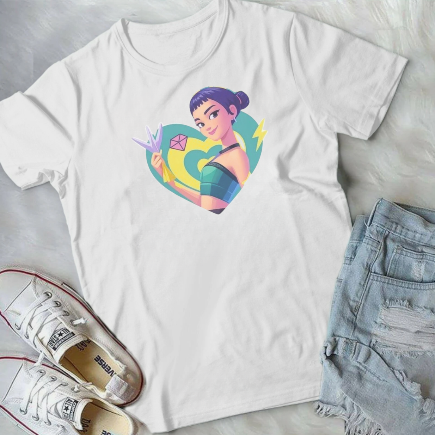 Zoey Heart, KPop Demon Hunters - T-Shirt - The Fandom Store