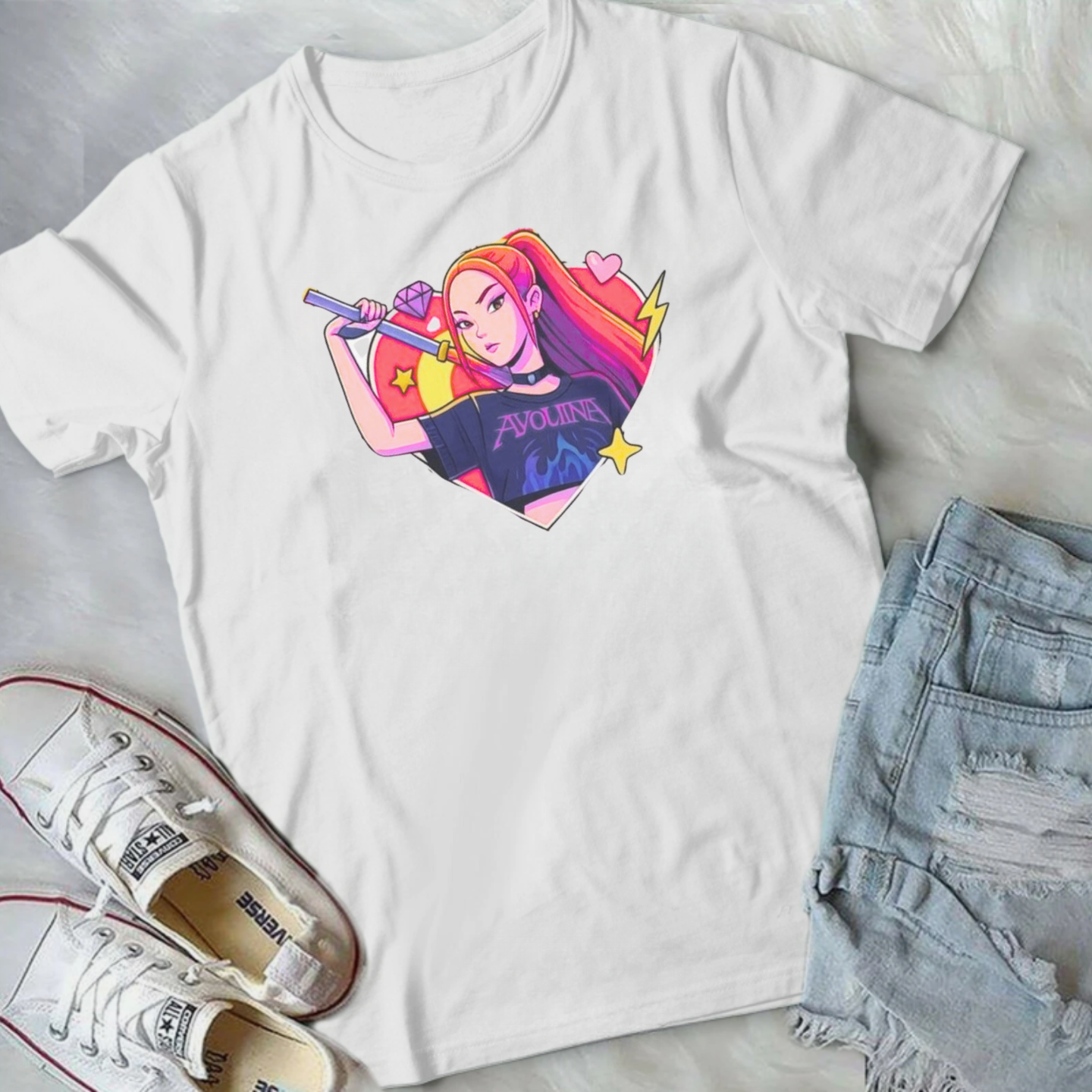 Mira Heart, KPop Demon Hunters T-Shirt - The Fandom Store