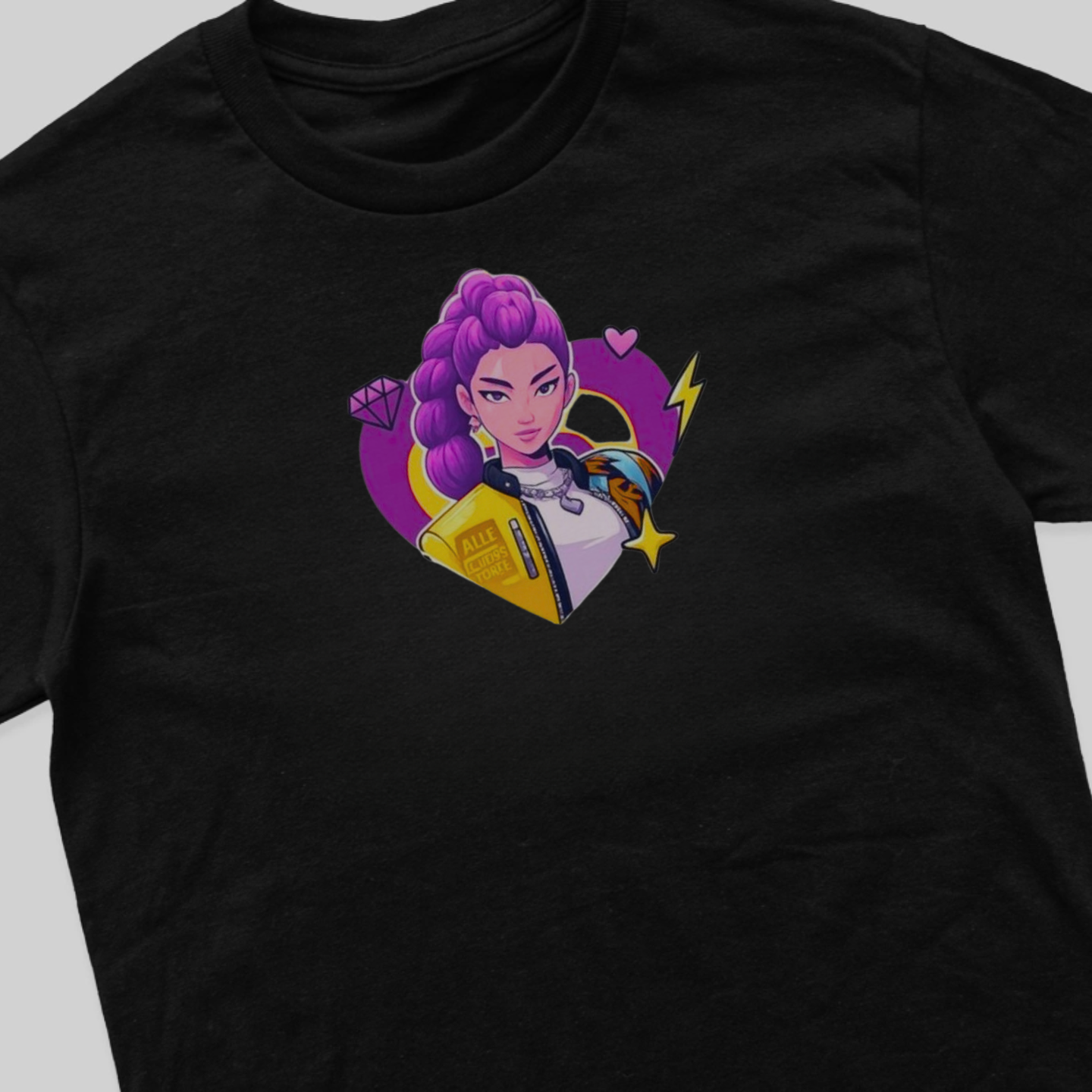 Rumi Heart, KPop Demon Hunters - T-Shirt - The Fandom Store