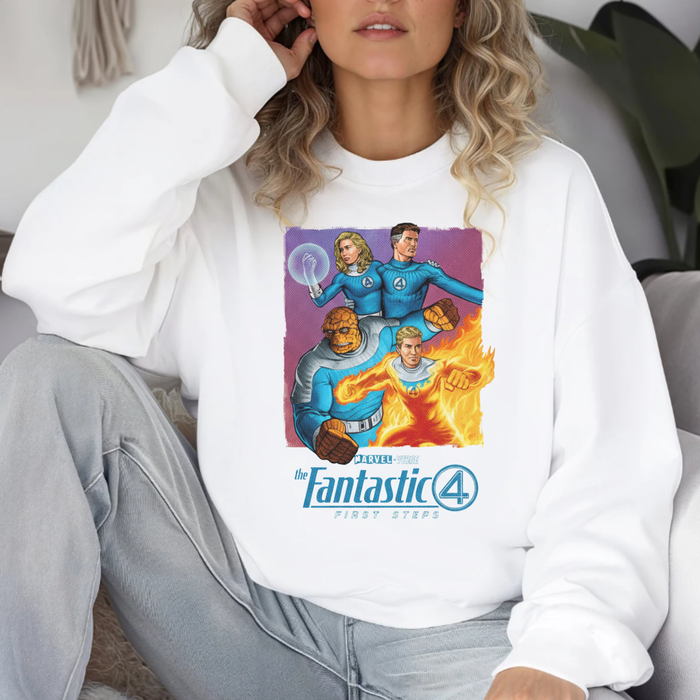 First Steps Poster Style, Fantastic Four - Sweatshirt - The Fandom Store