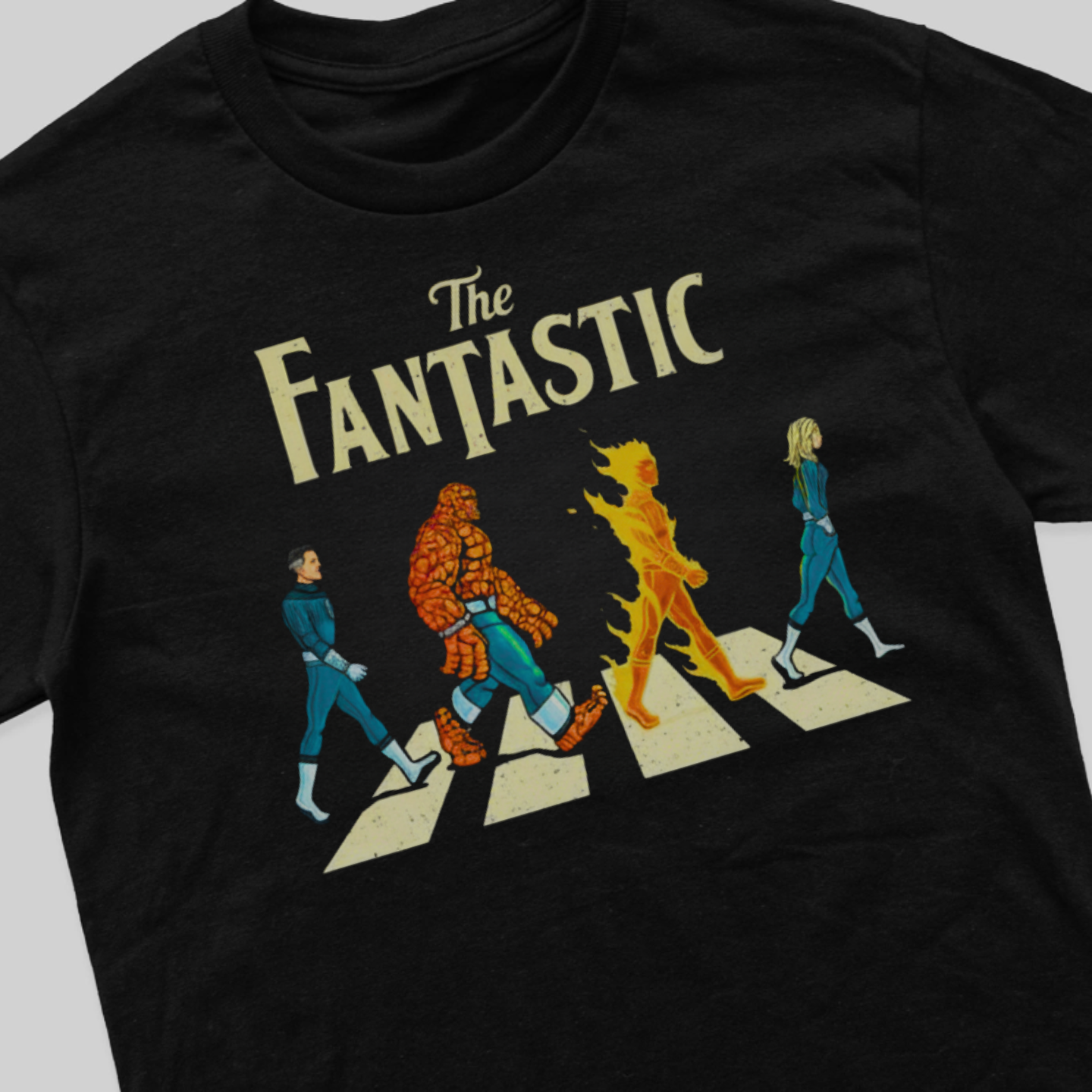 Abbey Road Parody, Fantastic Four - T-Shirt - The Fandom Store