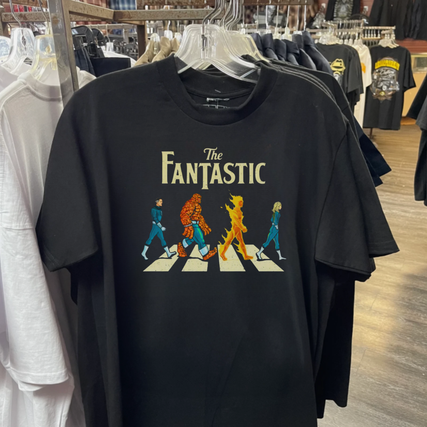 Abbey Road Parody, Fantastic Four - T-Shirt - The Fandom Store