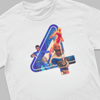 Number 4 Retro, Fantastic Four - T-Shirt - The Fandom Store