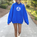 Fantastic Four "4" Logo, Marvel - Hoodie - The Fandom Store
