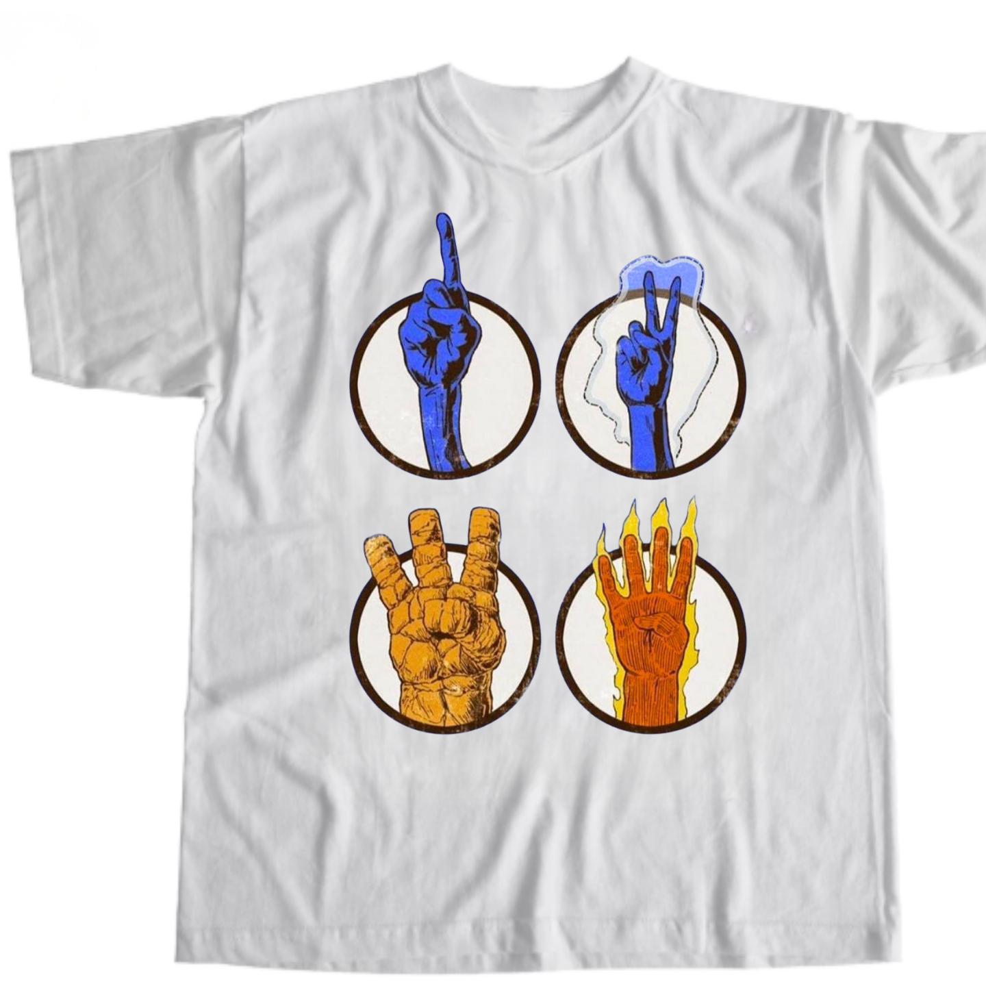 Powers Hands, Fantastic Four T-Shirt - The Fandom Store