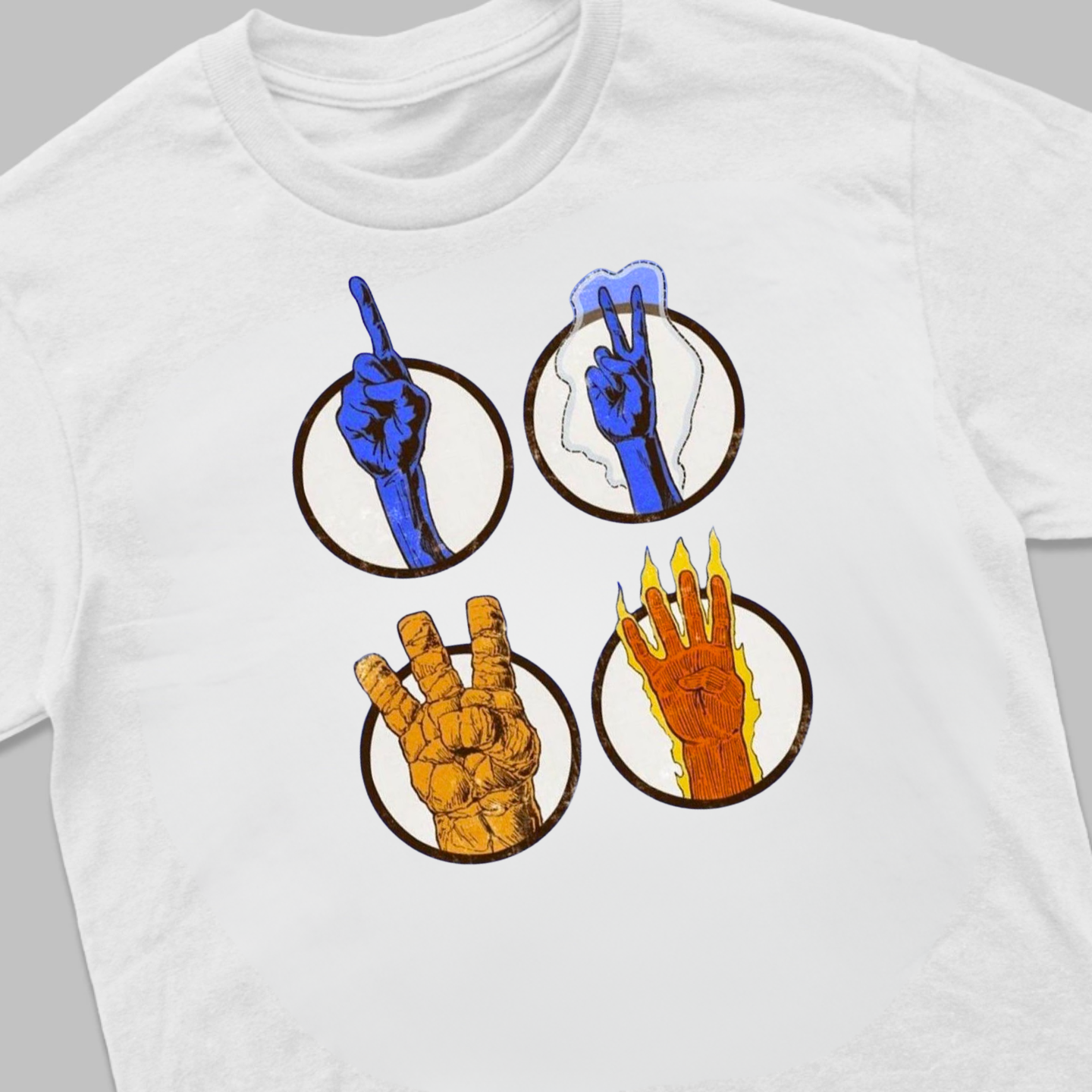 Powers Hands, Fantastic Four T-Shirt - The Fandom Store