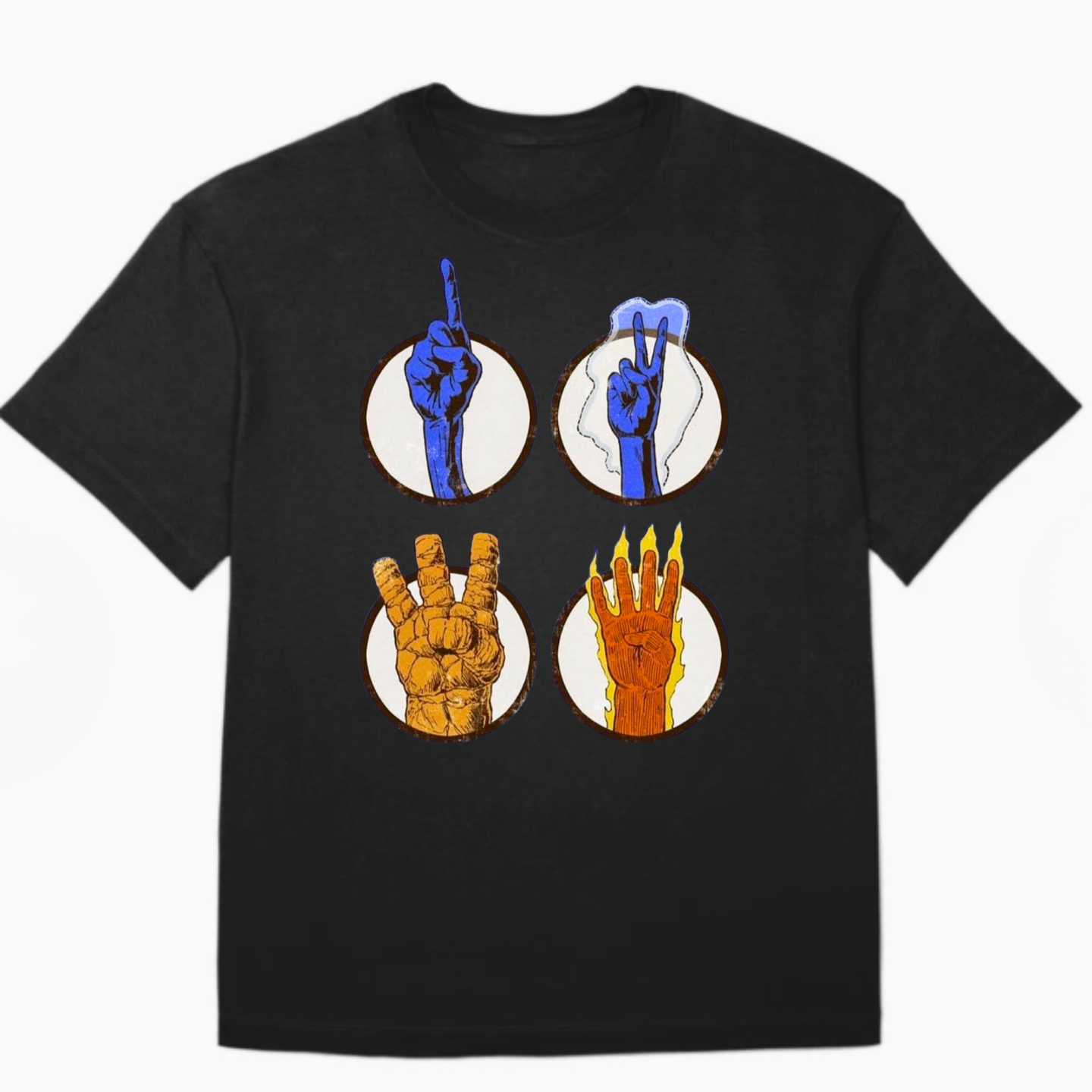 Powers Hands, Fantastic Four T-Shirt - The Fandom Store