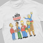 The Beer Band Theory, The Simpsons x The Big Bang Theory Crossover - T-Shirt - The Fandom Store