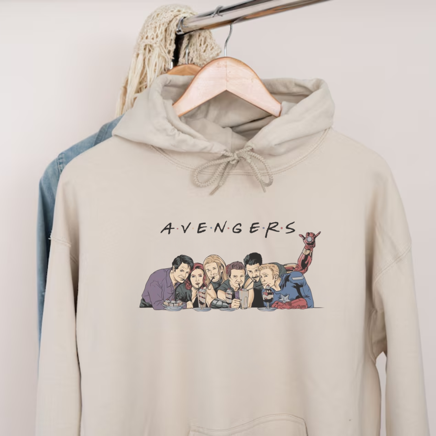 Avengers Meets Friends, Marvel - Hoodie