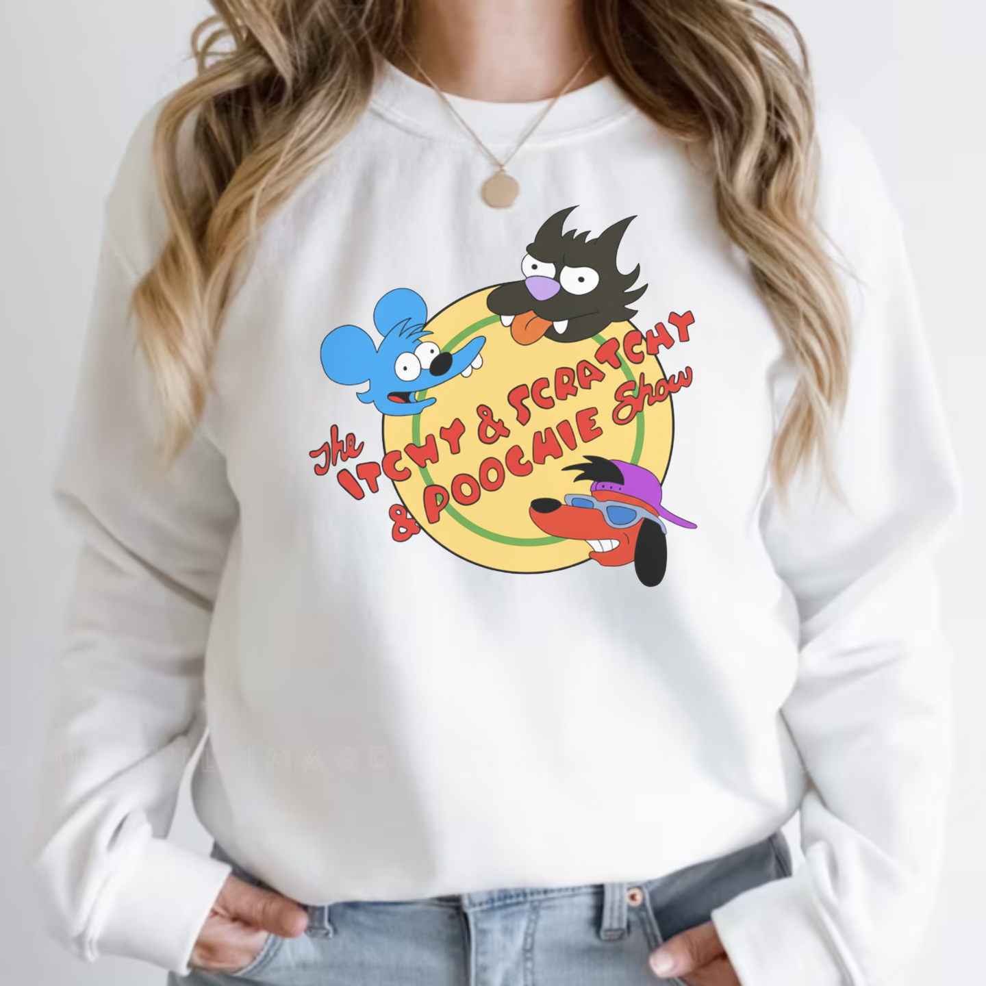The Itchy & Scratchy & Poochie Show, The Simpsons - Sweatshirt - The Fandom Store