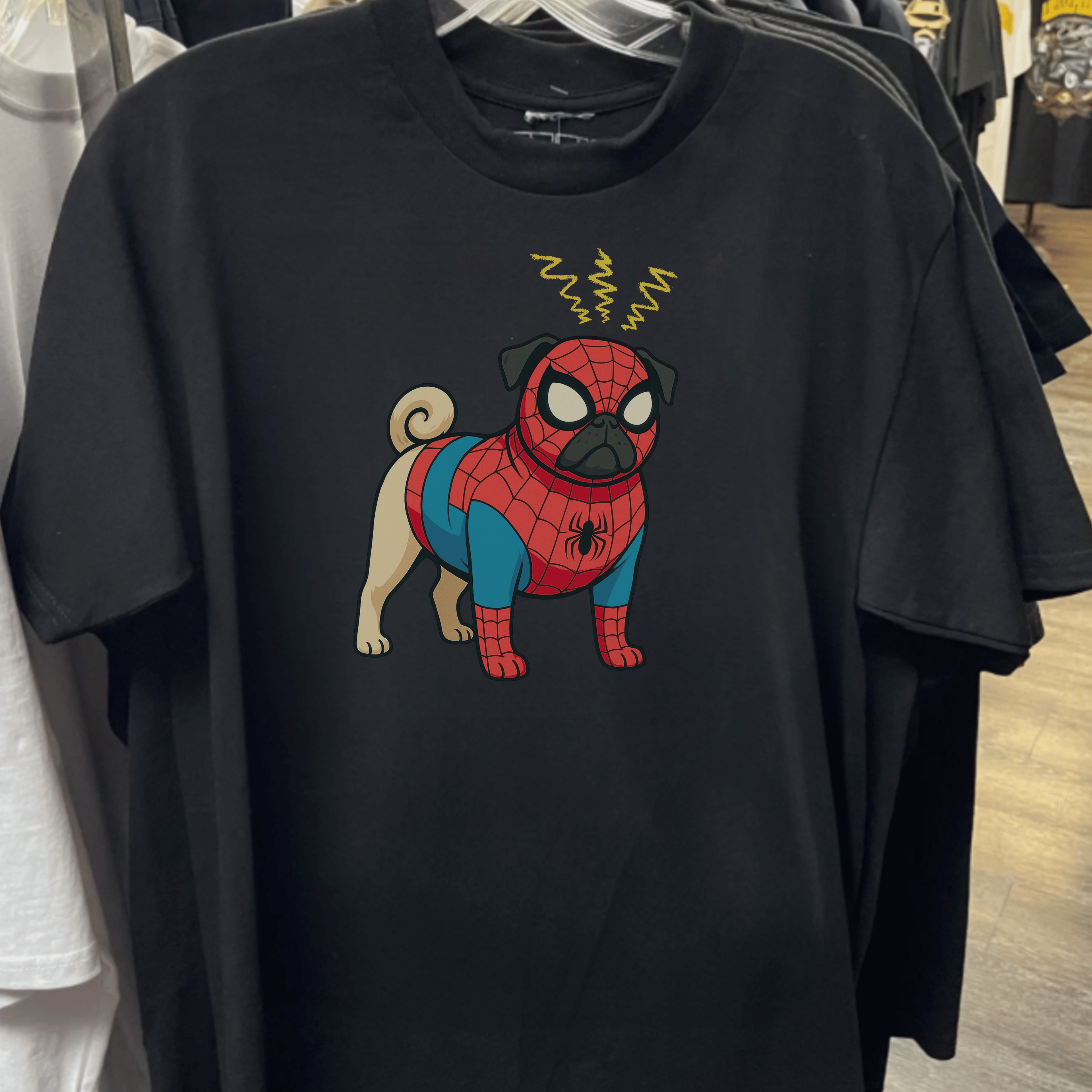 Spider-Pug, Spiderman T-Shirt
