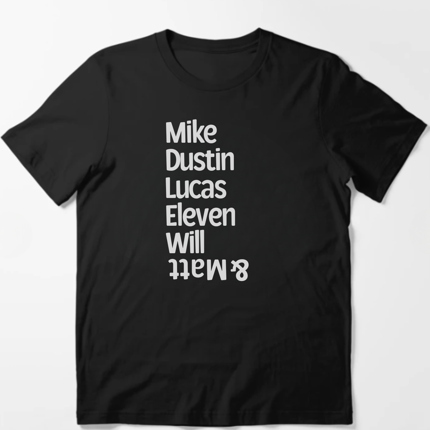 Mike, Dustin, Lucas, Eleven, Will & Matt, Stranger Things - T-Shirt - The Fandom Store