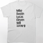 Mike, Dustin, Lucas, Eleven, Will & Matt, Stranger Things - T-Shirt - The Fandom Store