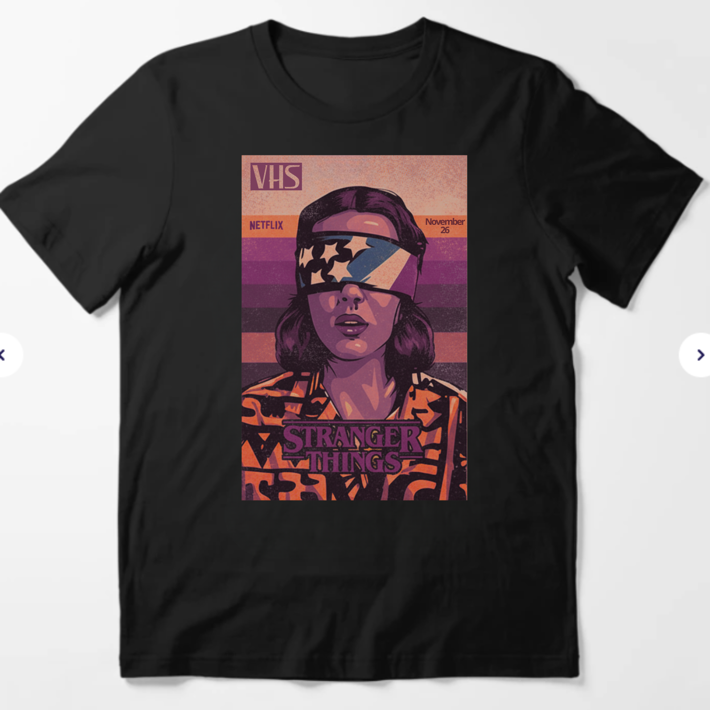 Eleven VHS Poster Style, Stranger Things - T-Shirt - The Fandom Store