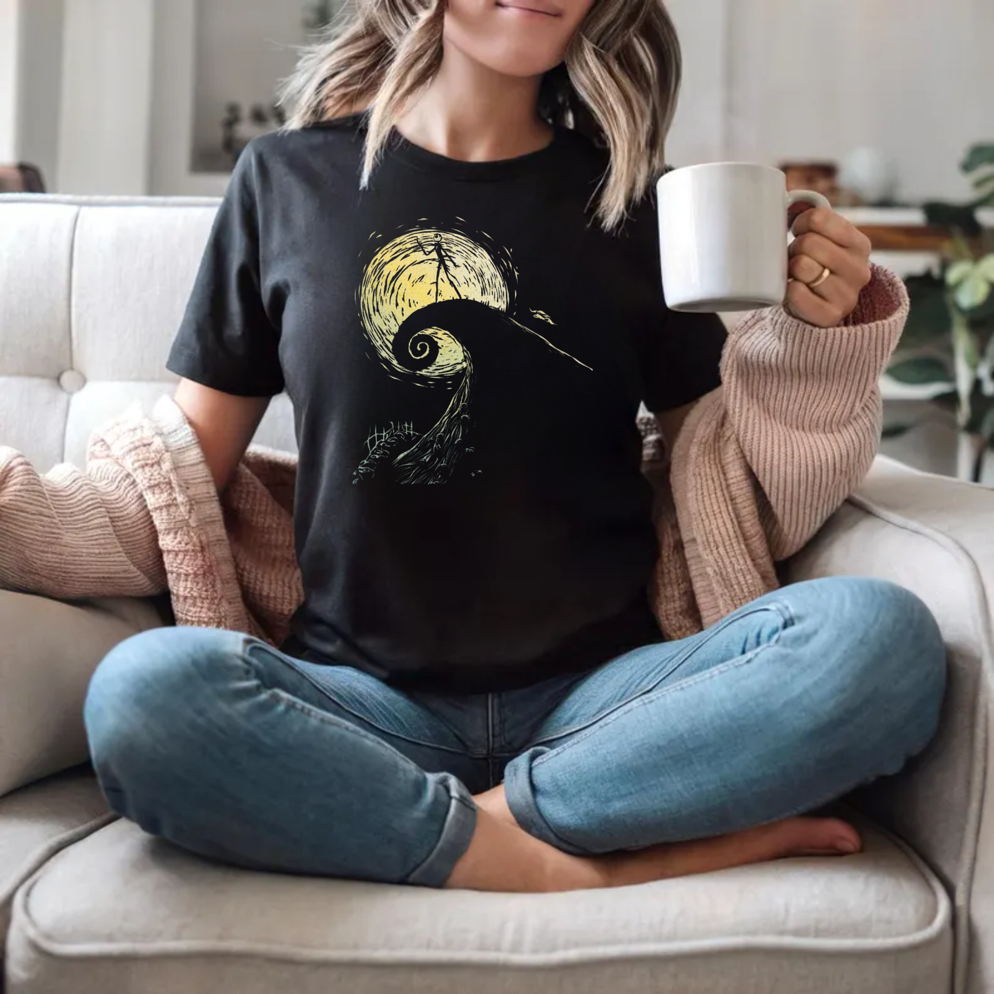 The Nightmare Before Christmas Spiral Hill Jack - T-Shirt